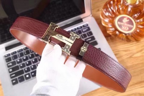 Super Perfect Quality Hermes Belts(100% Genuine Leather,Reversible Steel Buckle)-030