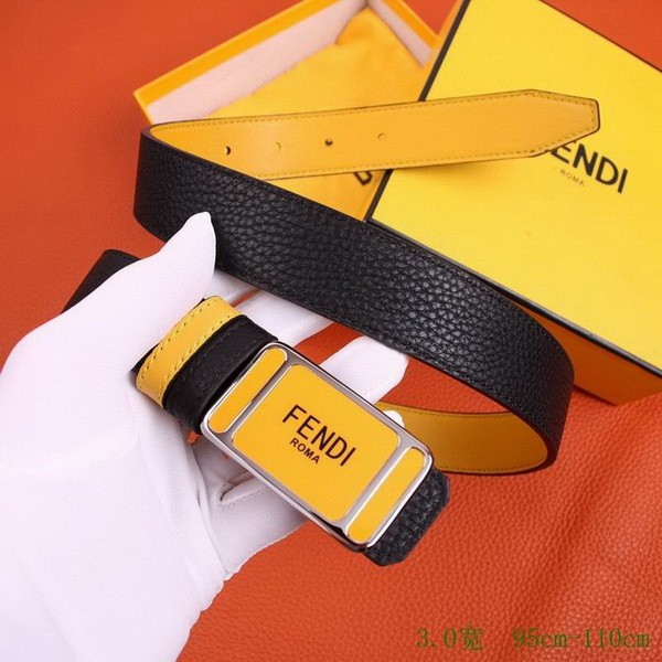 Super Perfect Quality FD Belts(100% Genuine Leather,steel Buckle)-154