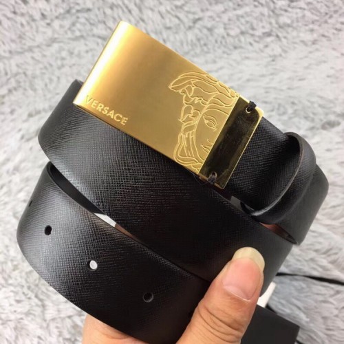 Super Perfect Quality Versace Belts(100% Genuine Leather,Steel Buckle)-639