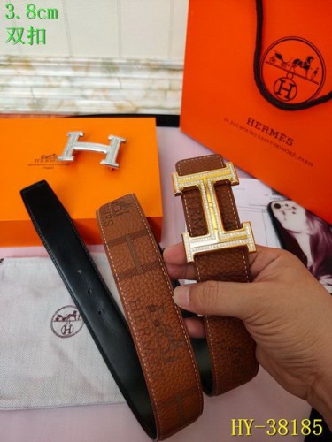 Super Perfect Quality Hermes Belts(100% Genuine Leather,Reversible Steel Buckle)-305