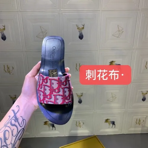 Dior women slippers AAA-028