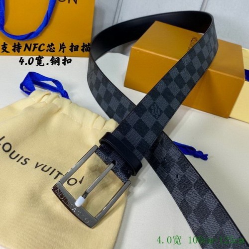 Super Perfect Quality LV Belts(100% Genuine Leather Steel Buckle)-2922