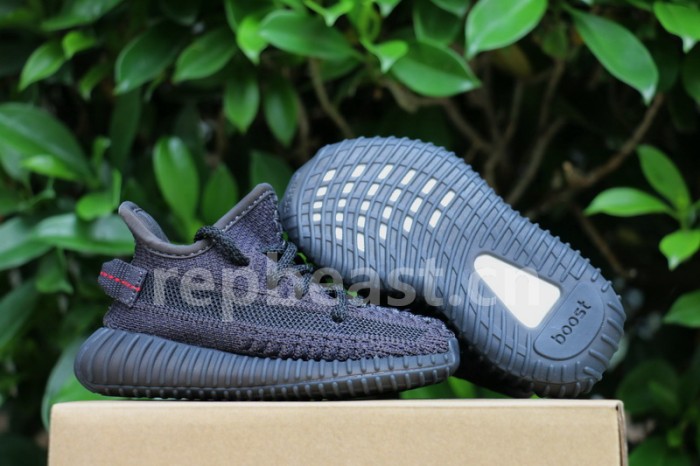 Authentic Yeezy Boost 350 V2 Static Black Kids Shoes