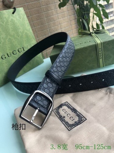 Super Perfect Quality G Belts(100% Genuine Leather,steel Buckle)-2959