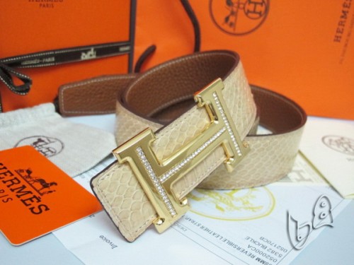 Super Perfect Quality Hermes Belts(100% Genuine Leather,Reversible Steel Buckle)-144