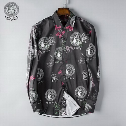 Versace long sleeve shirt men-092(S-XXXL)