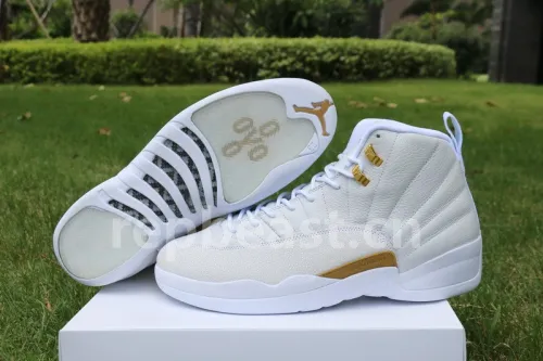 Authentic Air Jordan 12 OVO White