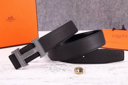 Super Perfect Quality Hermes Belts(100% Genuine Leather,Reversible Steel Buckle)-497