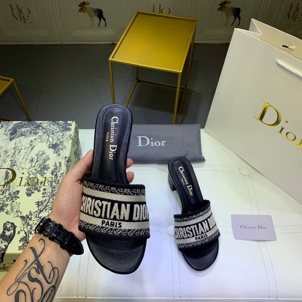 Dior women slippers AAA-023