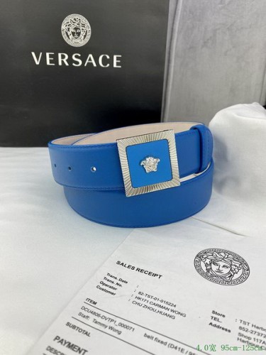 Super Perfect Quality Versace Belts(100% Genuine Leather,Steel Buckle)-515