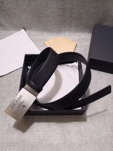 Super Perfect Quality Prada Belts(100% Genuine Leather,Reversible Steel Buckle)-020