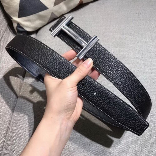 Super Perfect Quality Hermes Belts(100% Genuine Leather,Reversible Steel Buckle)-663