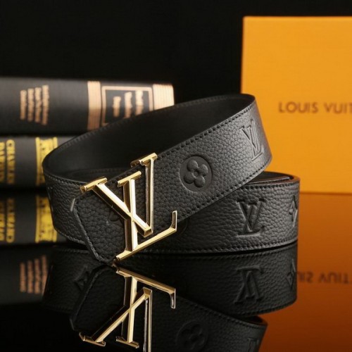 Super Perfect Quality LV Belts(100% Genuine Leather Steel Buckle)-2278