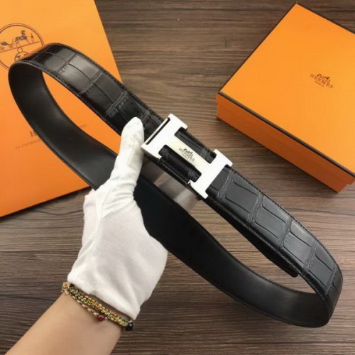 Super Perfect Quality Hermes Belts(100% Genuine Leather,Reversible Steel Buckle)-216