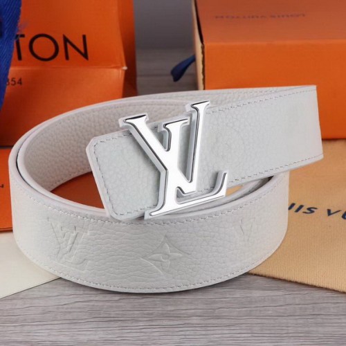 Super Perfect Quality LV Belts(100% Genuine Leather Steel Buckle)-1897