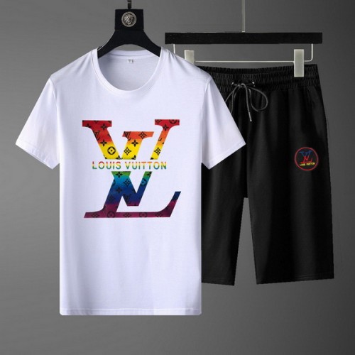 LV short sleeve men suit-093(M-XXXXL)