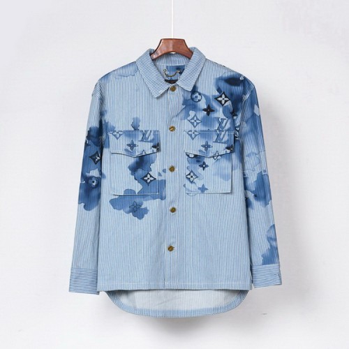 LV long sleeve shirt men-163(S-L)