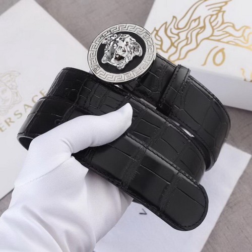 Super Perfect Quality Versace Belts(100% Genuine Leather,Steel Buckle)-654