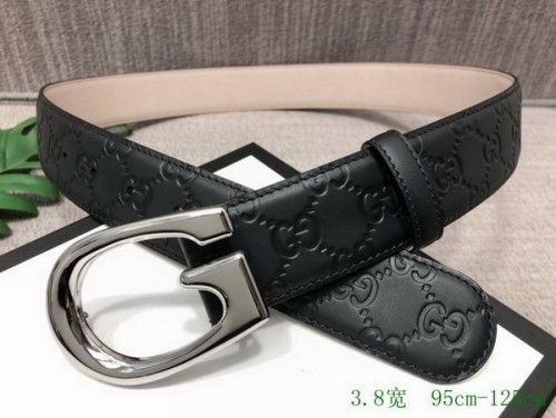 Super Perfect Quality G Belts(100% Genuine Leather,steel Buckle)-3009