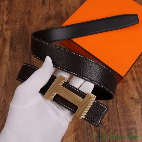 Super Perfect Quality Hermes Belts(100% Genuine Leather,Reversible Steel Buckle)-966