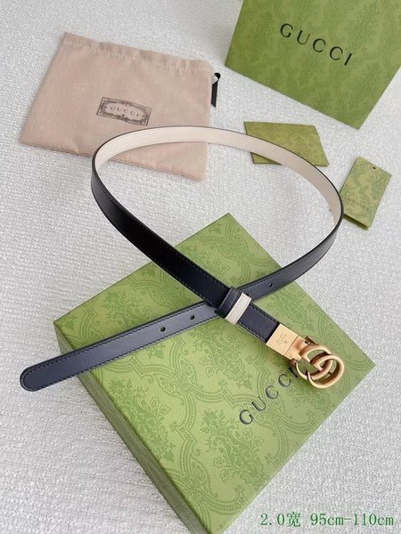 Super Perfect Quality G Belts(100% Genuine Leather,steel Buckle)-2685