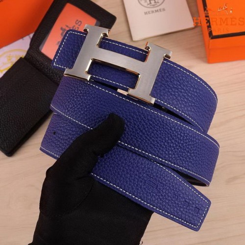 Super Perfect Quality Hermes Belts(100% Genuine Leather,Reversible Steel Buckle)-439