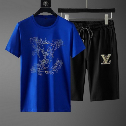 LV short sleeve men suit-094(M-XXXXL)