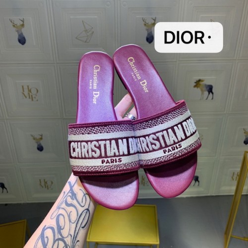 Dior women slippers AAA-026