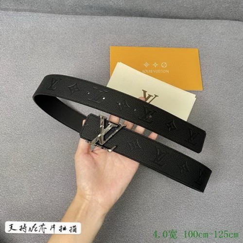 Super Perfect Quality LV Belts(100% Genuine Leather Steel Buckle)-2897