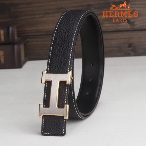 Super Perfect Quality Hermes Belts(100% Genuine Leather,Reversible Steel Buckle)-356
