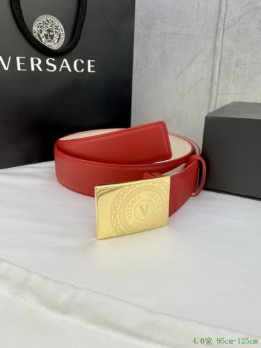 Super Perfect Quality Versace Belts(100% Genuine Leather,Steel Buckle)-496