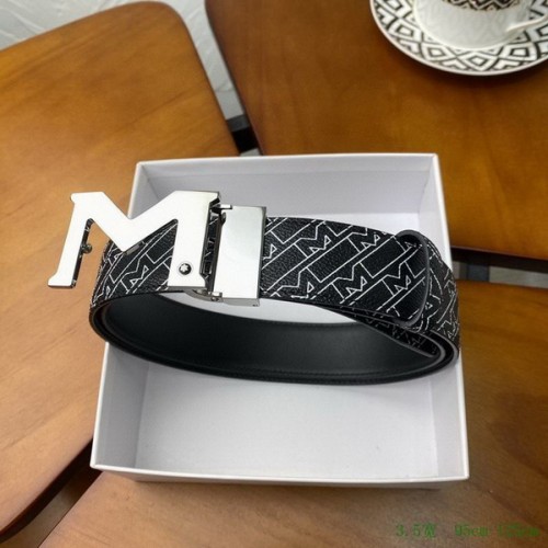 Super Perfect Quality MontBlanc Belts(100% Genuine Leather,steel Buckle)-022