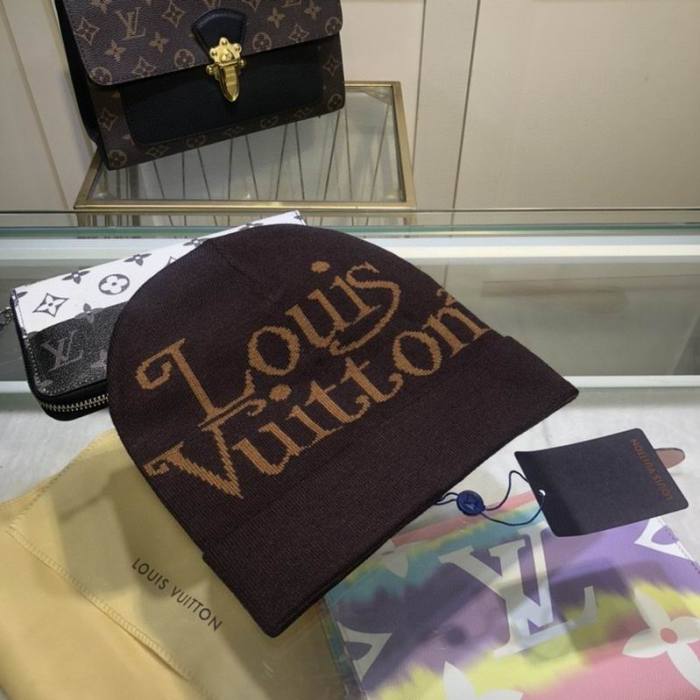 LV Wool Cap Scarf AAA-123