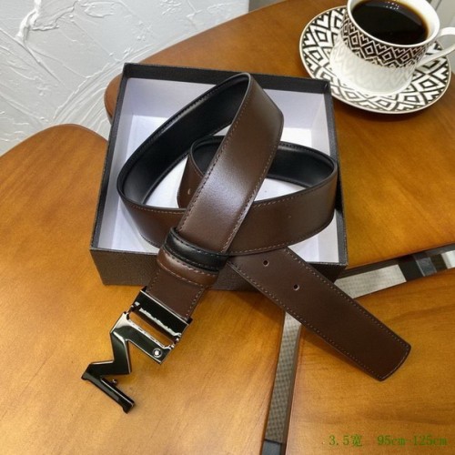 Super Perfect Quality MontBlanc Belts(100% Genuine Leather,steel Buckle)-032