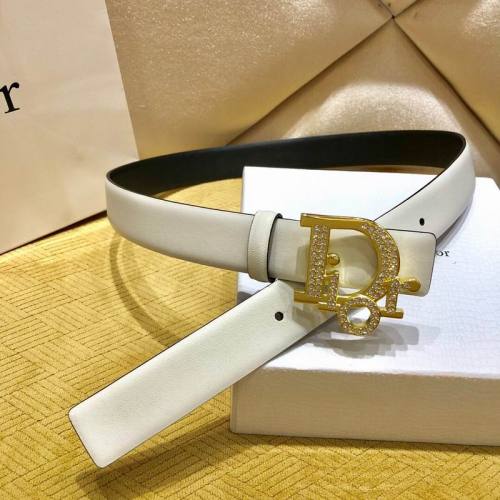 Super Perfect Quality Dior Belts(100% Genuine Leather,steel Buckle)-059
