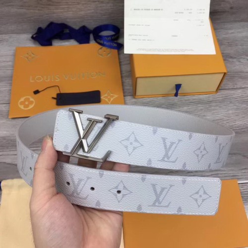 Super Perfect Quality LV Belts(100% Genuine Leather Steel Buckle)-1369