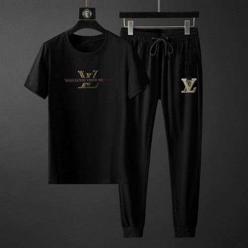 LV short sleeve men suit-096(M-XXXXL)