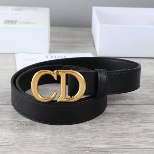 Super Perfect Quality Dior Belts(100% Genuine Leather,steel Buckle)-047