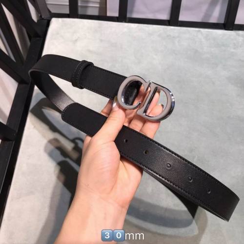 Super Perfect Quality Dior Belts(100% Genuine Leather,steel Buckle)-057