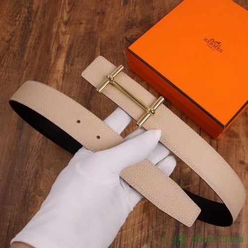 Super Perfect Quality Hermes Belts(100% Genuine Leather,Reversible Steel Buckle)-983
