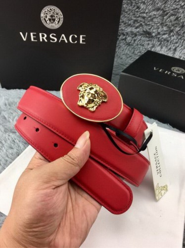 Super Perfect Quality Versace Belts(100% Genuine Leather,Steel Buckle)-150