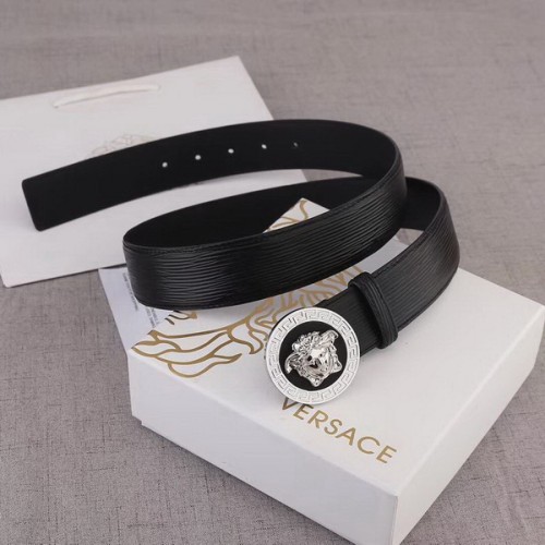 Super Perfect Quality Versace Belts(100% Genuine Leather,Steel Buckle)-636