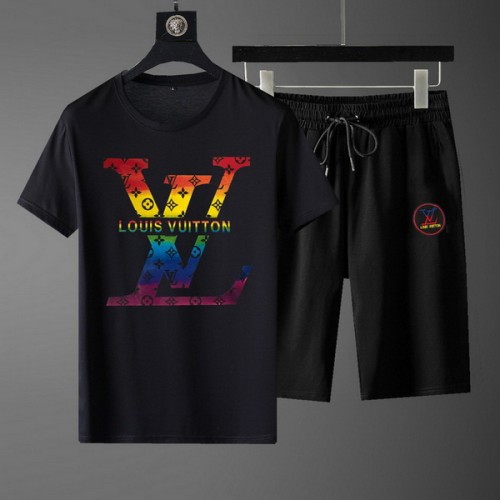 LV short sleeve men suit-099(M-XXXXL)