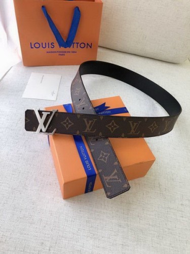 Super Perfect Quality LV Belts(100% Genuine Leather Steel Buckle)-2205