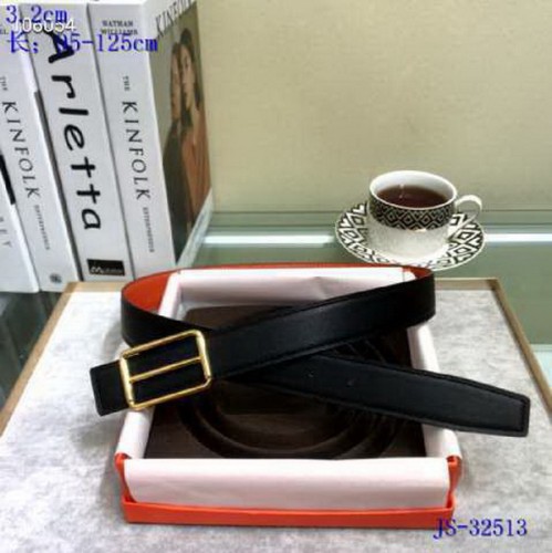 Super Perfect Quality Hermes Belts(100% Genuine Leather,Reversible Steel Buckle)-765