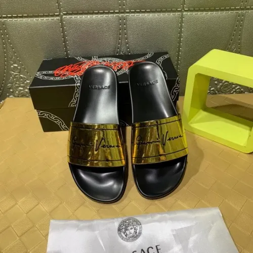 Versace men slippers AAA-248