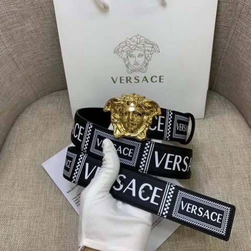 Super Perfect Quality Versace Belts(100% Genuine Leather,Steel Buckle)-641