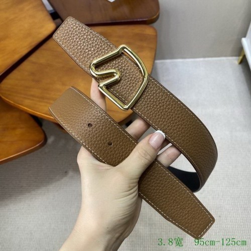 Super Perfect Quality Hermes Belts(100% Genuine Leather,Reversible Steel Buckle)-913