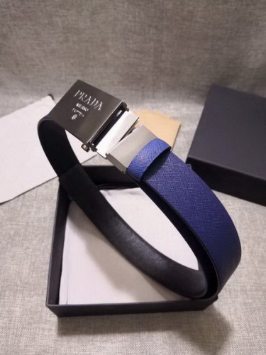 Super Perfect Quality Prada Belts(100% Genuine Leather,Reversible Steel Buckle)-016