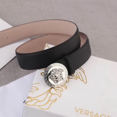 Super Perfect Quality Versace Belts(100% Genuine Leather,Steel Buckle)-620
